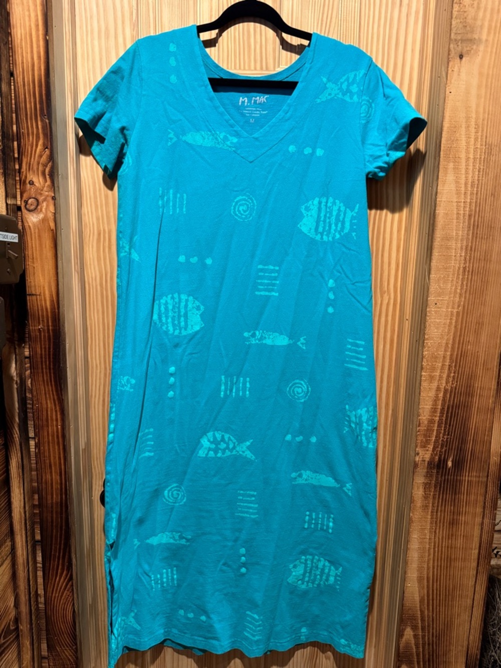 M. Mac Rockfish Mid-length Cotton Knit Dress
